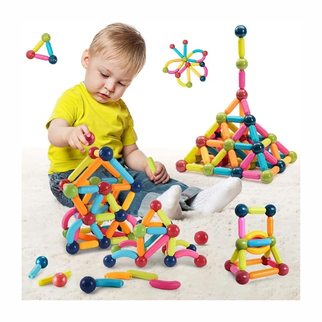 Puzzle Bloques Magneticos 36 Piezas